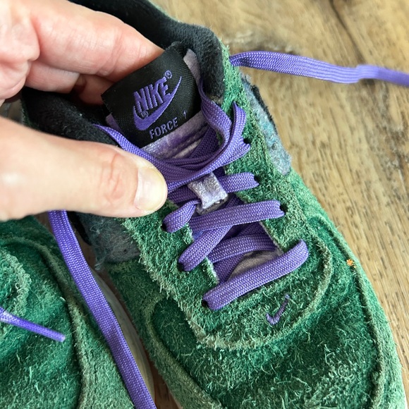 Nike force 1 boys shoes size 2 green - Picture 7 of 7